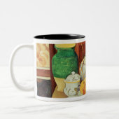 整理箪笥が付いているポールセザンヌ|の静物画、 ツートーンマグカップ (左)