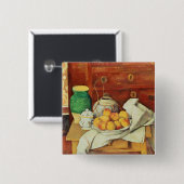 整理箪笥が付いているポールセザンヌ|の静物画、 缶バッジ (正面&裏面)