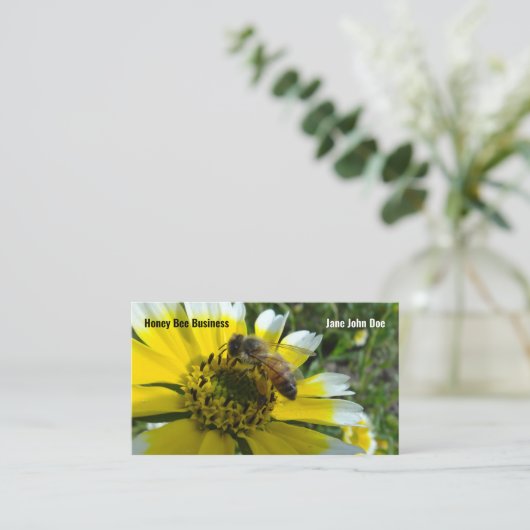 整頓された先端及び蜜蜂 名刺 (スタンド正面)