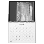 整頓された(白黒alanartの写真撮影) カレンダー (3月 2026)