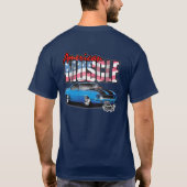 整頓されていた無秩序によるアメリカ筋肉Chevy Camaro Tシャツ (裏面)