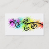 整頓されていた無秩序のカスタム 名刺 (裏面)