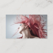 整髪用アポイントメントカードピンクヘア 予約カード (裏面)