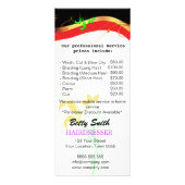 整髪用ラックカード ラックカード (裏面)