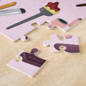 整髪用具、シームレスパタスタイリッシューン。 ジグソーパズル (側面)