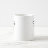敵が自動修正される面白いマグカップ コーヒーマグカップ (中央)