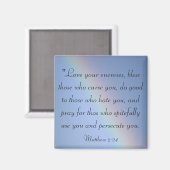 敵と磁石を愛賛美しなさい マグネット (正面/裏面)