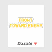 敵に向かって前に進む シール (シート)