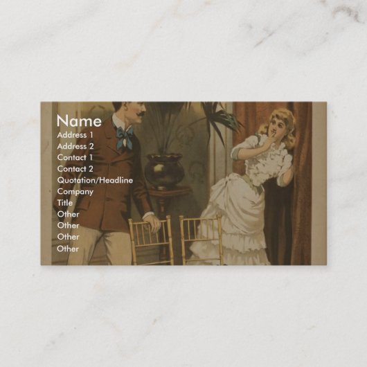 敵に抱えられる 名刺 (正面)