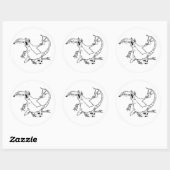 敵のネズミ ラウンドシール (シート)