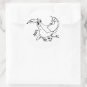 敵のネズミ ラウンドシール (バッグ)