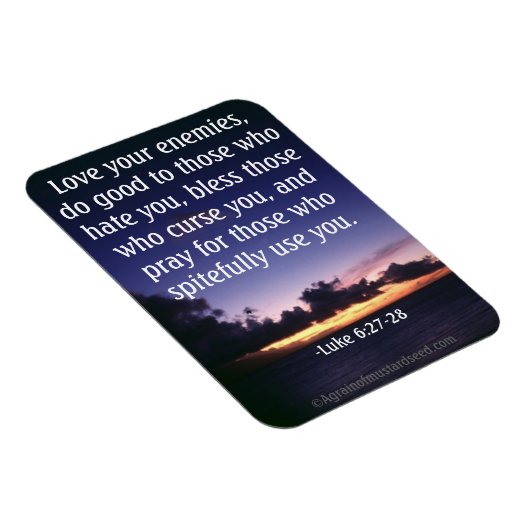 敵のバイブル引用文 マグネット (右側)