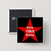 敵のボタンを認識する 缶バッジ (正面&裏面)