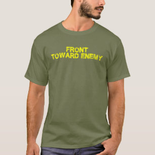 敵の前線おもしろい軍隊 Tシャツ