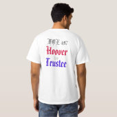敵の受託者のためのフーバー Tシャツ (裏面フル)