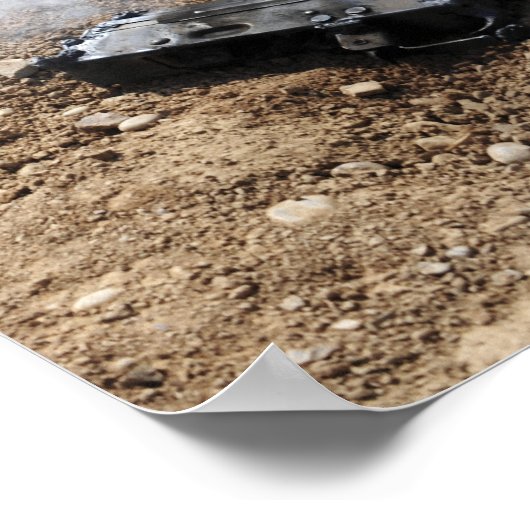 敵の武器の破片が飛び散っクールた ポスター (角)