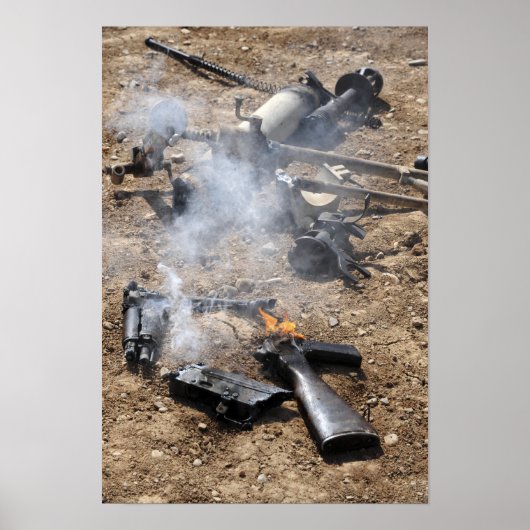 敵の武器の破片が飛び散っクールた ポスター (正面)