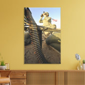 敵の活動のための兵士の斥候 キャンバスプリント (インサイチュ (リビング))