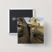 敵の活動のための兵士の斥候 缶バッジ (正面&裏面)