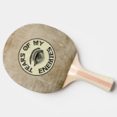 敵の涙 卓球ラケット (横)