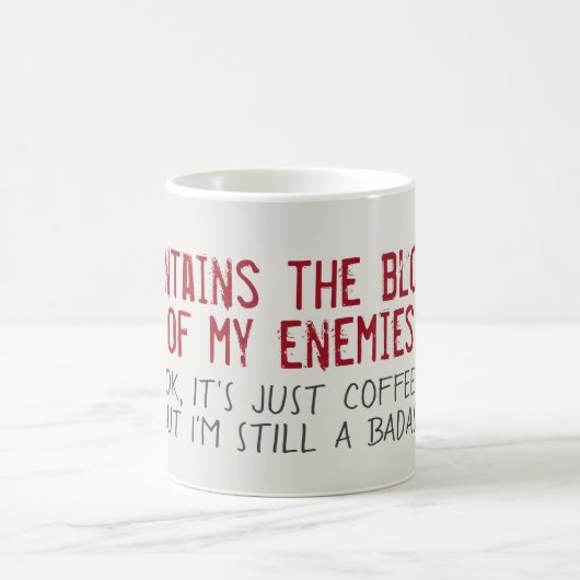 敵の血おもしろい コーヒーマグカップ (中央)