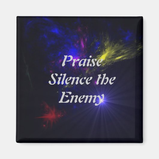 敵の超新星を賛美感動的 マグネット (正面)