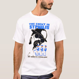 敵は梅毒1938 WPAです Tシャツ