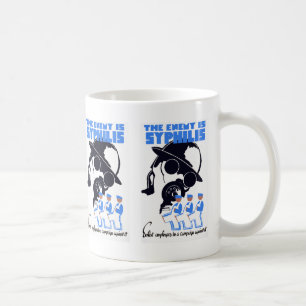 敵は梅毒 コーヒーマグカップ