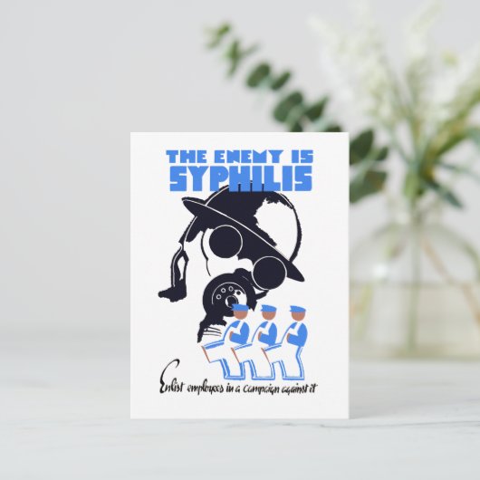 敵は梅毒 ポストカード (スタンド正面)