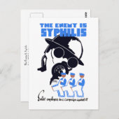 敵は梅毒 ポストカード (正面/裏面)