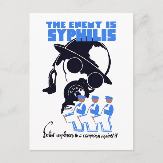 敵は梅毒 ポストカード (正面)