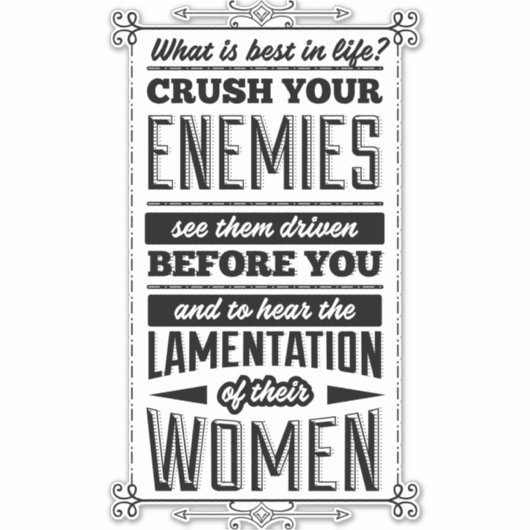 敵を倒す シール (正面)