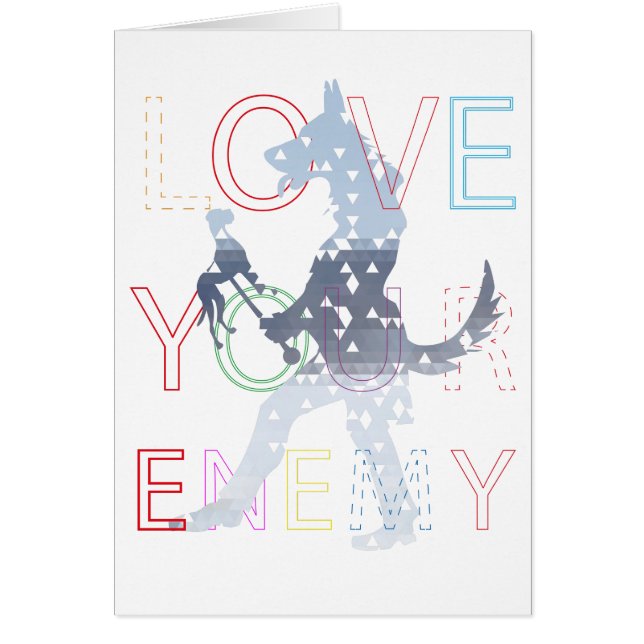 敵を愛せよ (正面)