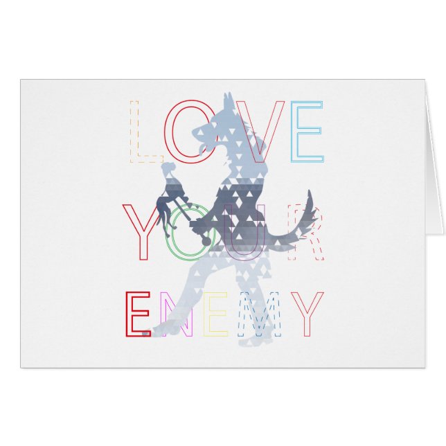 敵を愛せよ (正面横)