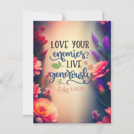 敵を愛せよ ポストカード