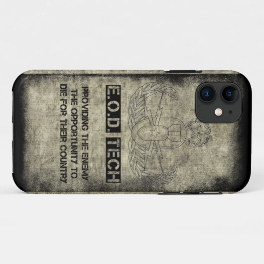 敵を提供するEOD TECH… Case-Mate iPhoneケース (裏面(横))