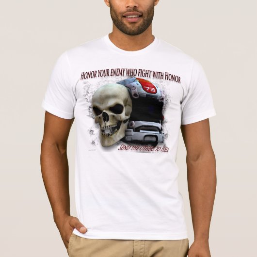 敵を敬え Tシャツ (正面)