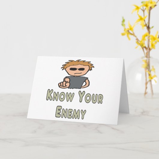 敵を知れ カード (黄色い花)