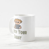 敵を知れ コーヒーマグカップ (正面左)