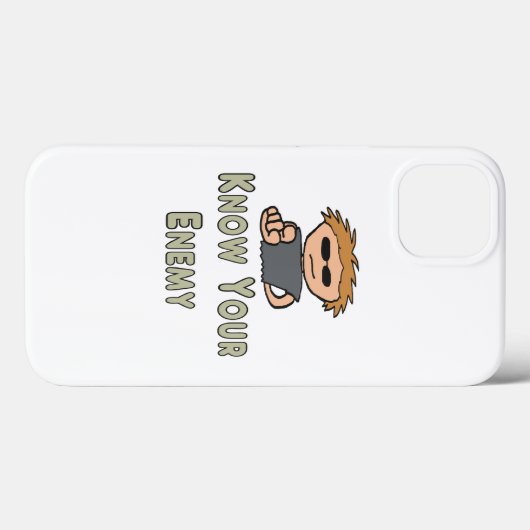 敵を知れ Case-Mate iPhoneケース (裏面 (横))