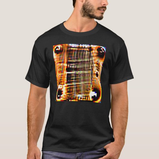 敵対的アンチ – 顔認識迷彩Inv Tシャツ (正面)