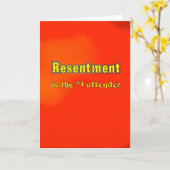 「敵意は#1 Offender'Funnyの節酒カードです カード (黄色い花)