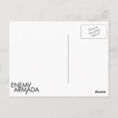 敵艦隊ロゴはがき ポストカード (裏面)