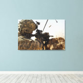 敵軍に従軍する キャンバスプリント (インサイチュ (ウッドフロア))