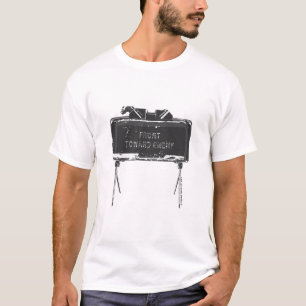敵」" Tシャツの方の"Claymore 「の前部 Tシャツ