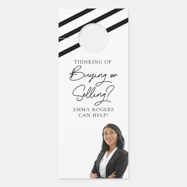 敷実在地ドア掛け ドアノブサイン (正面)