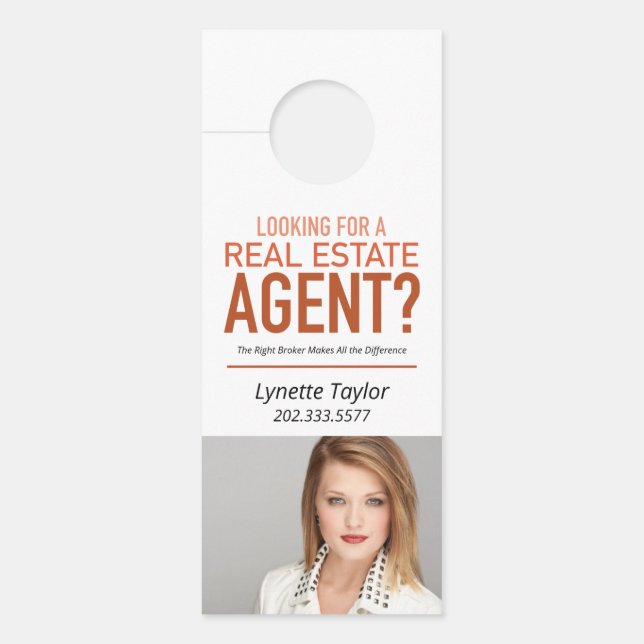 敷実在地ドア掛け ドアノブサイン (正面)