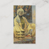 敷物の名刺-アールヌーボー 名刺 (裏面)