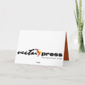 敷物の焼跡のバースデー・カード カード (裏面)