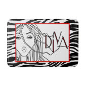 敷物の「DIVA」 バスマット (正面)